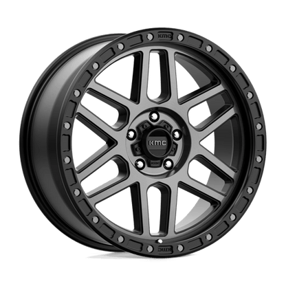 KMC KM544 MESA Satin Black W/ Gray Tint 20x9 +18 5x127mm 71.5mm
