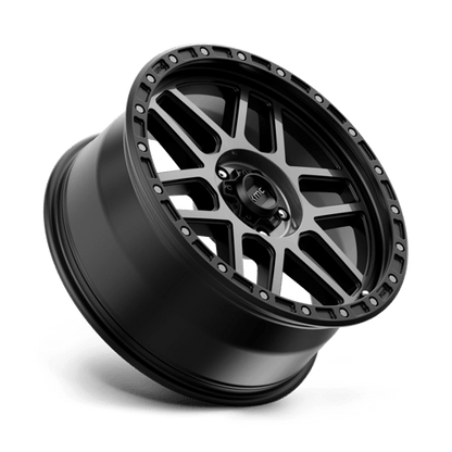 KMC KM544 MESA Satin Black W/ Gray Tint 17x9 -12 5x127mm 71.5mm