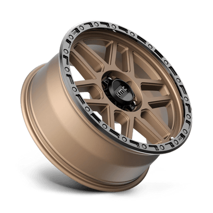 KMC KM544 MESA Matte Bronze W/ Black Lip 17x9 +18 6x139.7mm 106.1mm