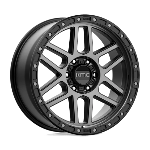 KMC KM544 MESA Satin Black W/ Gray Tint 20x9 +18 6x139.7mm 106.1mm