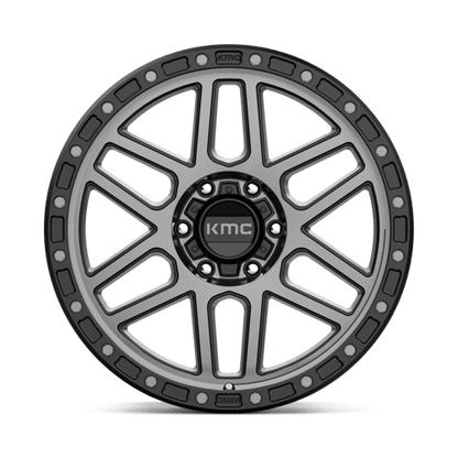 KMC KM544 MESA Satin Black W/ Gray Tint 17x9 +18 6x114.3mm 66.1mm