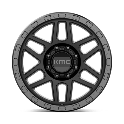 KMC KM544 MESA Satin Black W/ Gloss Black Lip 17x9 +18 8x165.1mm 125.1mm