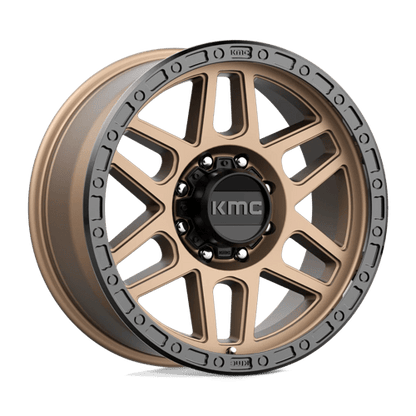 KMC KM544 MESA Matte Bronze W/ Black Lip 17x9 +18 8x165.1mm 125.1mm