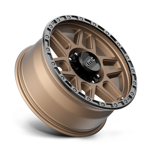 KMC KM544 MESA Matte Bronze W/ Black Lip 17x9 +18 8x165.1mm 125.1mm