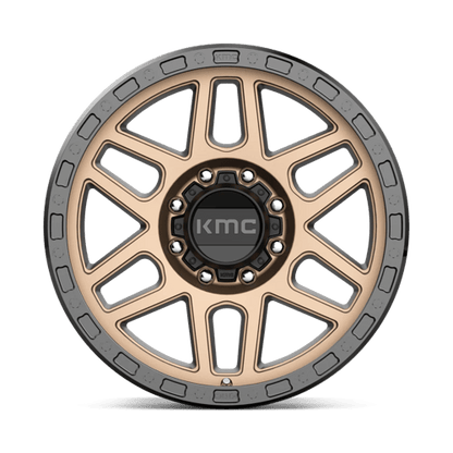 KMC KM544 MESA Matte Bronze W/ Black Lip 17x9 +18 8x165.1mm 125.1mm