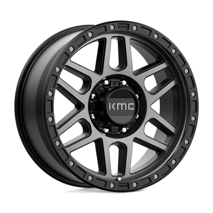 KMC KM544 MESA Satin Black W/ Gray Tint 20x9 +18 8x165.1mm 125.1mm