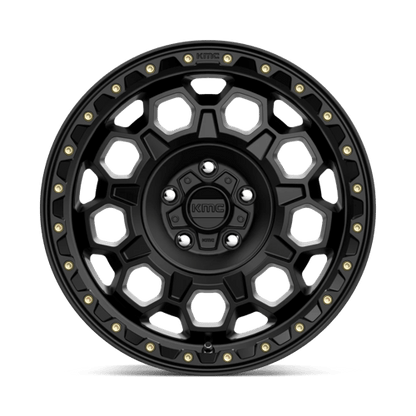 KMC KM545 TREK Satin Black 17x8 +20 6x139.7mm 106.1mm