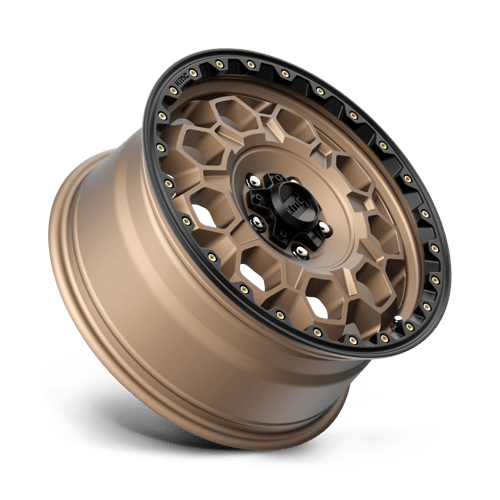 KMC KM545 TREK Matte Bronze W/ Black Lip 17x9 -12 6x139.7mm 106.1mm