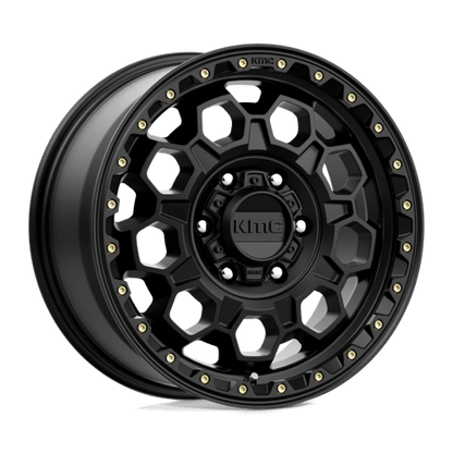 KMC KM545 TREK Satin Black 17x8 +35 6x139.7mm 100.3mm