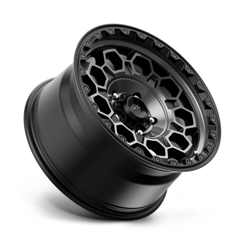 KMC KM545 TREK Satin Black W/ Gray Tint 17x9 0 5x127mm 71.5mm