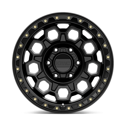 KMC KM545 TREK Satin Black 17x9 0 6x135mm 87.1mm