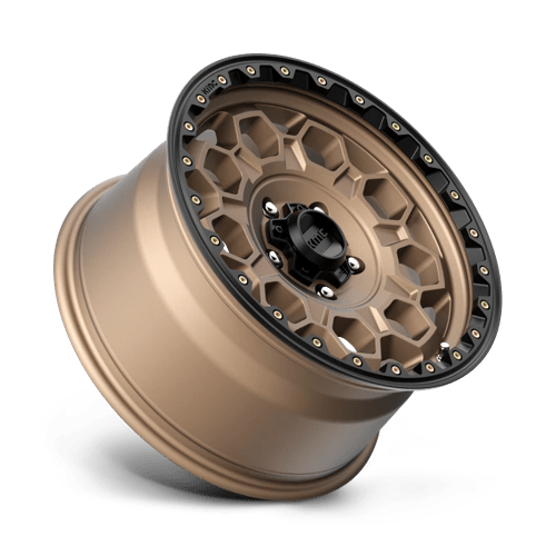 KMC KM545 TREK Matte Bronze W/ Black Lip 17x9 +18 5x127mm 71.5mm