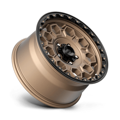 KMC KM545 TREK Matte Bronze W/ Black Lip 17x9 +18 5x127mm 71.5mm