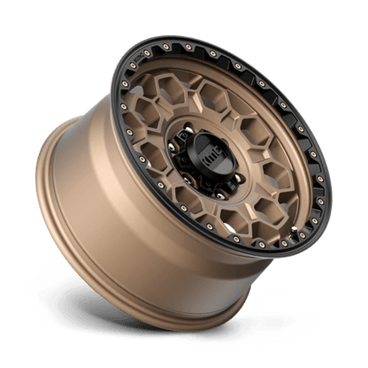 KMC KM545 TREK Matte Bronze W/ Black Lip 17x9 +18 6x139.7mm 106.1mm
