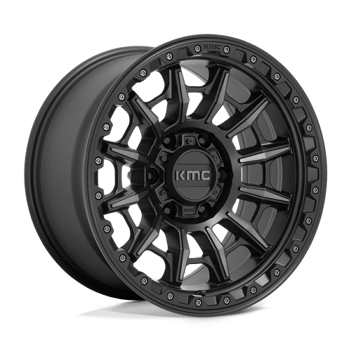 KMC KM547 CARNAGE Satin Black W/ Gray Tint 17x9 0 6x135mm 87.1mm