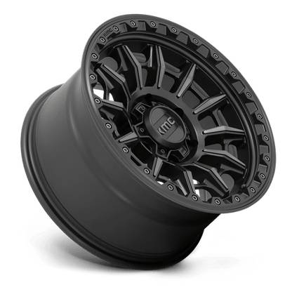 KMC KM547 CARNAGE Satin Black W/ Gray Tint 17x9 0 6x135mm 87.1mm