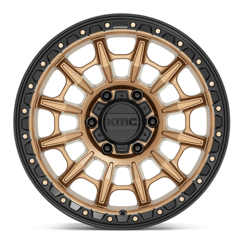 KMC KM547 CARNAGE Matte Bronze W/ Black Lip 16x8 0 6x139.7mm 106.1mm