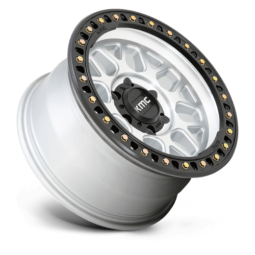 KMC KM549 GRS Machined W/ Satin Black Lip 18x8.5 0 5x139.7mm 78.1mm