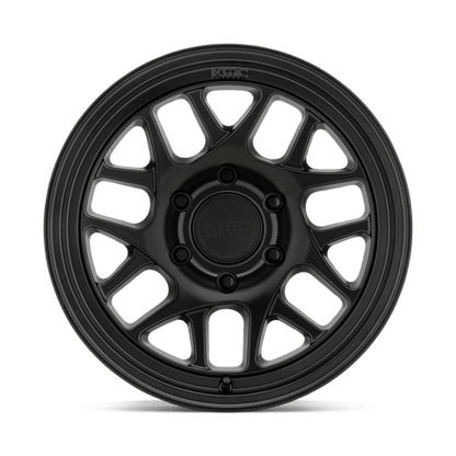KMC KM717 BULLY OL Satin Black 17x8.5 0 5x127mm 71.5mm