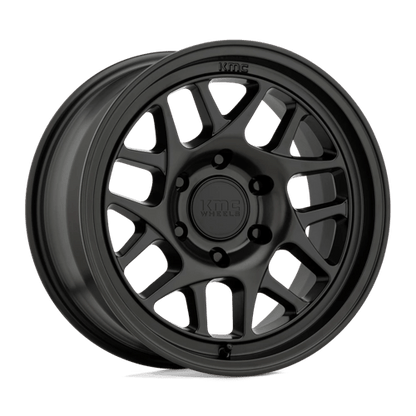 KMC KM717 BULLY OL Satin Black 17x8.5 +18 5x127mm 71.5mm