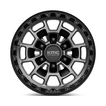KMC KM718 SUMMIT Satin Black W/ Gray Tint 16x8 0 6x139.7mm 106.1mm