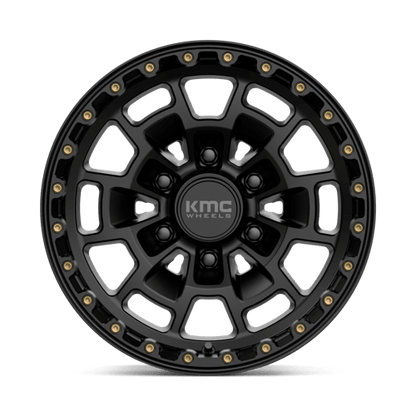 KMC KM718 SUMMIT Satin Black 16x8 0 6x139.7mm 106.1mm