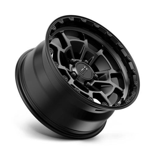 KMC KM718 SUMMIT Satin Black W/ Gray Tint 17x8.5 0 5x127mm 71.5mm