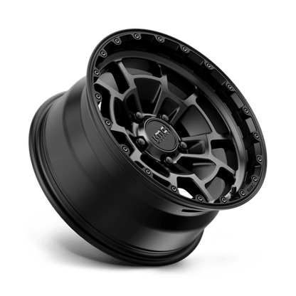 KMC KM718 SUMMIT Satin Black W/ Gray Tint 17x8.5 0 5x127mm 71.5mm