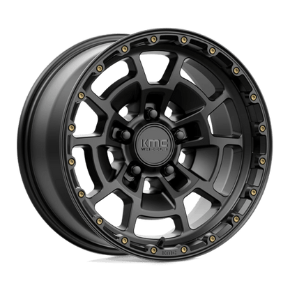 KMC KM718 SUMMIT Satin Black 17x8.5 0 5x127mm 71.5mm