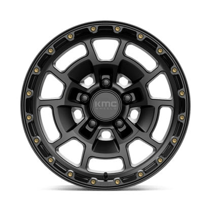 KMC KM718 SUMMIT Satin Black 17x8.5 0 5x127mm 71.5mm