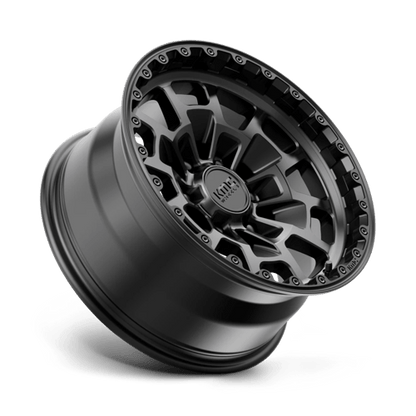 KMC KM718 SUMMIT Satin Black W/ Gray Tint 17x8.5 0 6x135mm 87.1mm