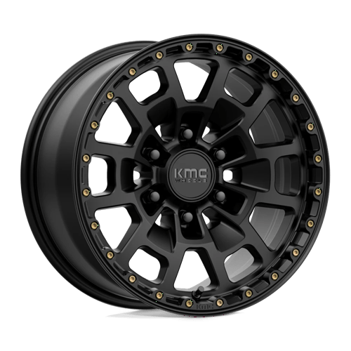 KMC KM718 SUMMIT Satin Black 17x8.5 +18 6x139.7mm 106.1mm