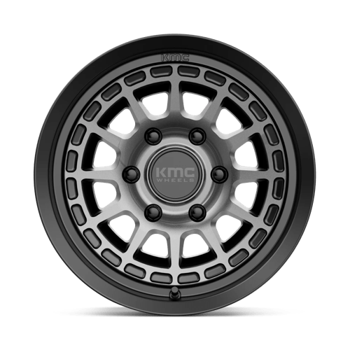 KMC KM719 CANYON Satin Black W/ Gray Tint 16x8 0 6x139.7mm 106.1mm