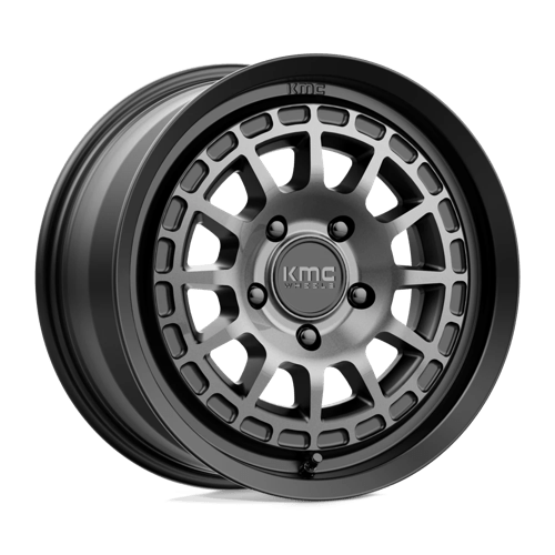 KMC KM719 CANYON Satin Black W/ Gray Tint 17x8 +35 5x114.3mm 72.6mm