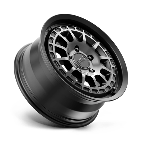 KMC KM719 CANYON Satin Black W/ Gray Tint 17x8 +35 5x114.3mm 72.6mm