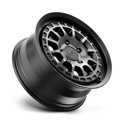 KMC KM719 CANYON Satin Black W/ Gray Tint 17x8 +35 5x114.3mm 72.6mm