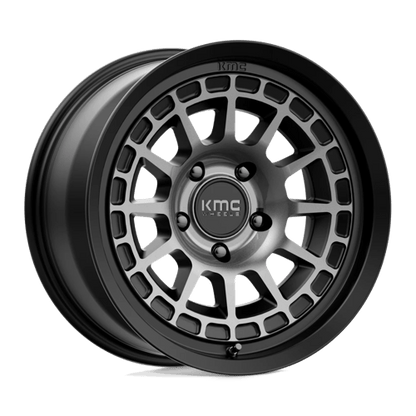 KMC KM719 CANYON Satin Black W/ Gray Tint 17x8.5 0 5x127mm 71.5mm