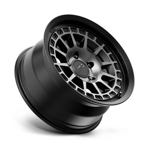 KMC KM719 CANYON Satin Black W/ Gray Tint 17x8.5 0 5x127mm 71.5mm