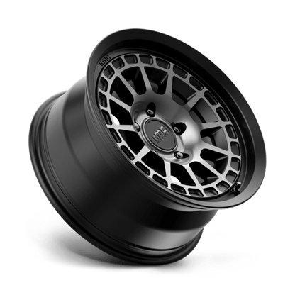 KMC KM719 CANYON Satin Black W/ Gray Tint 17x8.5 0 5x127mm 71.5mm