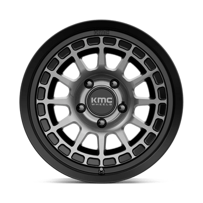 KMC KM719 CANYON Satin Black W/ Gray Tint 17x8.5 0 5x127mm 71.5mm