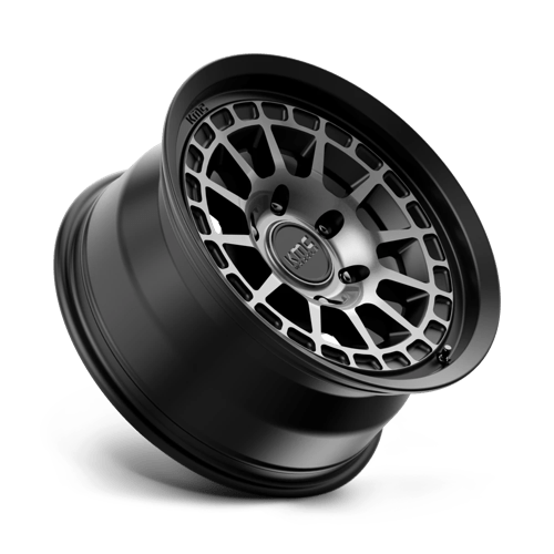 KMC KM719 CANYON Satin Black W/ Gray Tint 17x8.5 0 6x139.7mm 106.1mm