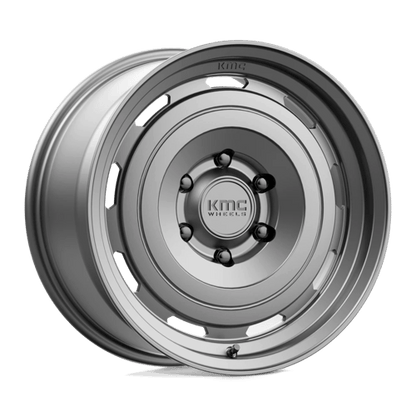 KMC KM720 ROSWELL Matte Anthracite 17x8.5 +18 6x139.7mm 106.1mm