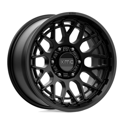 KMC KM722 TECHNIC Satin Black 17x8.5 0 6x139.7mm 106.1mm
