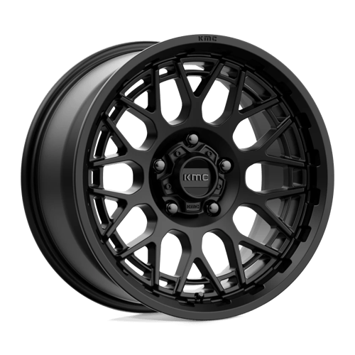 KMC KM722 TECHNIC Satin Black 17x8.5 +18 5x127mm 71.5mm