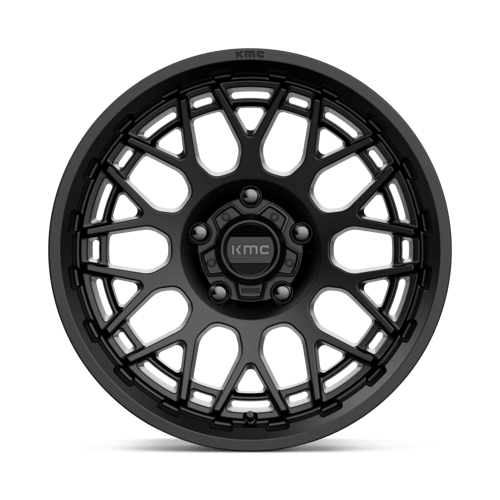 KMC KM722 TECHNIC Satin Black 17x8.5 +18 5x127mm 71.5mm