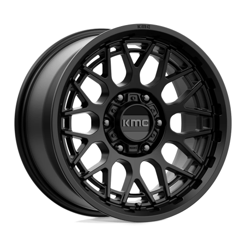KMC KM722 TECHNIC Satin Black 17x8.5 +18 6x120mm 66.9mm