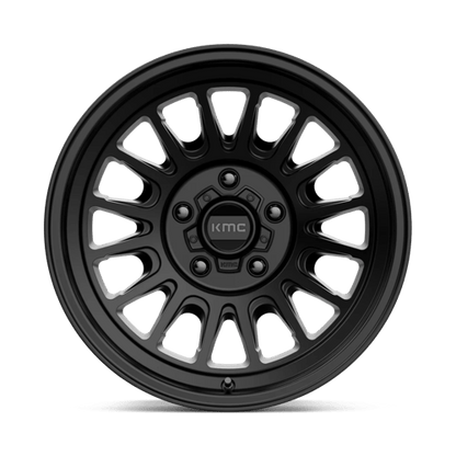 KMC KM724 IMPACT OL Satin Black 17x8.5 0 5x127mm 71.5mm