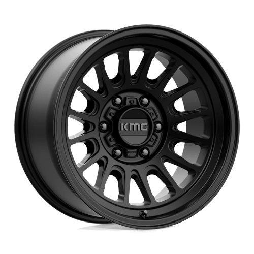 KMC KM724 IMPACT OL Satin Black 17x8.5 0 6x120mm 66.9mm