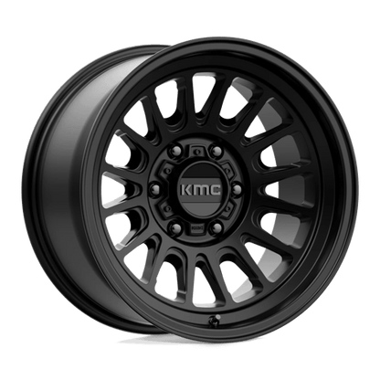 KMC KM724 IMPACT OL Satin Black 17x8.5 0 6x120mm 66.9mm