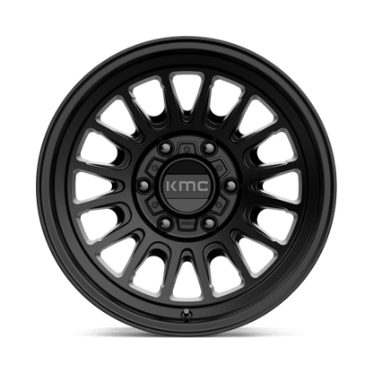 KMC KM724 IMPACT OL Satin Black 17x8.5 0 6x120mm 66.9mm